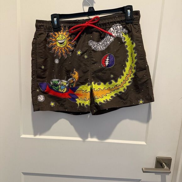 Mens Grateful Dead Ripple Junction
Mens S Drawstring Elastic Waist
Swim Shorts - Picture 2 of 10